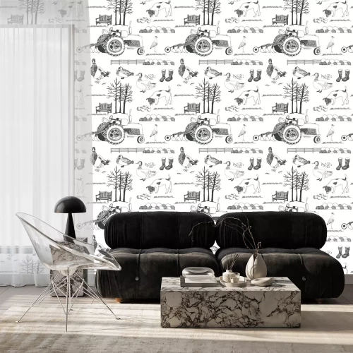 Behang landbouw achtergrond