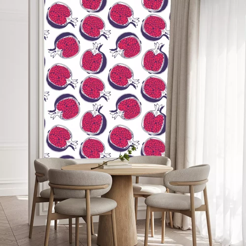 Behang Granaatappel helften