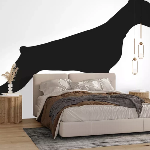 Sticker Doberman staand