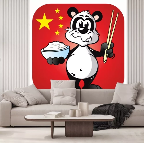 Sticker Panda Chinese Food