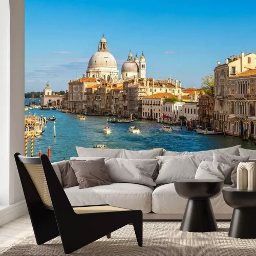 Fotobehang Basiliek van Santa Maria della Salute in Venetië