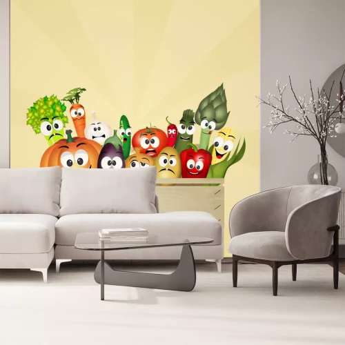 Sticker doos met groenten