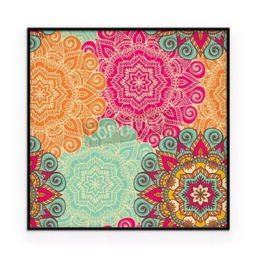 Poster Mandala's met een rijk versierd patroon.