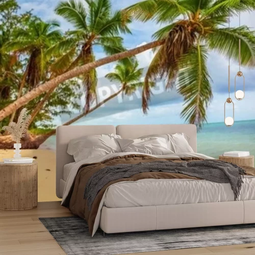 Fotobehang Tropen bij de oceaan