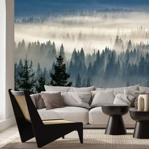 Fotobehang Bos in scandinavische stijl