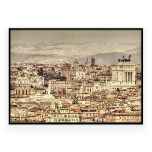 Poster Romeinse gebouwen vanuit vogelperspectief