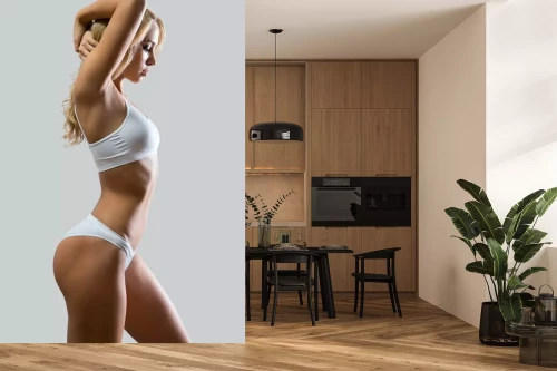 Visualisatie van het product