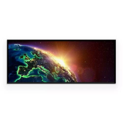 Poster Uitzicht op de aarde vanuit de ruimte