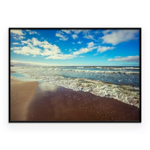 Poster verlaten strand