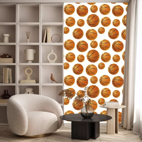 Behang Mandballen Naadloze patroon. Vector illustratie