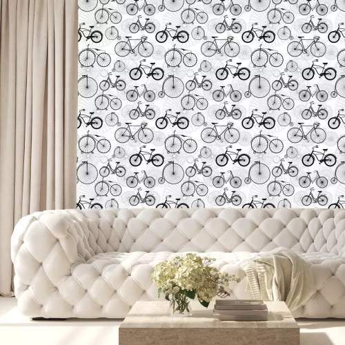 Behang Fiets naadloze patroon