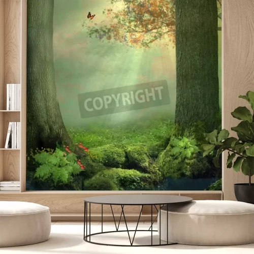 Fotobehang Abstracte tropen