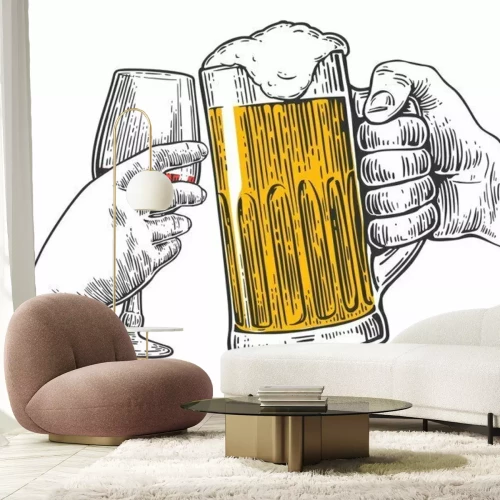 Sticker Geïsoleerd op een witte achtergrond.