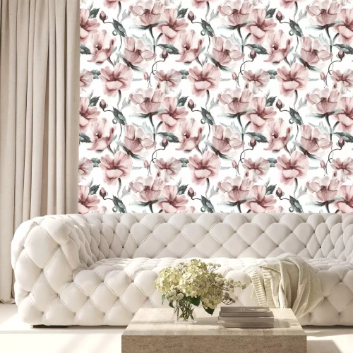 Behang Bloemen Naadloos Patroon