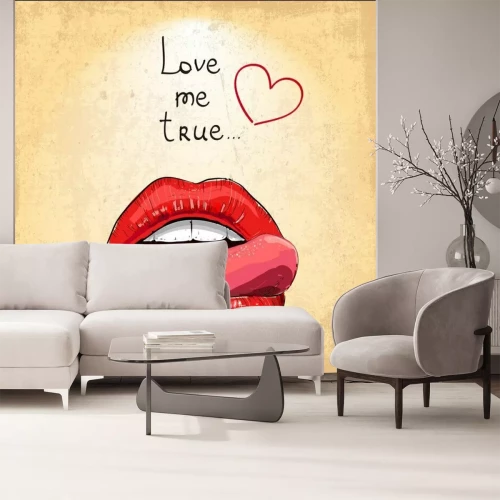 Sticker sexy rode lippen