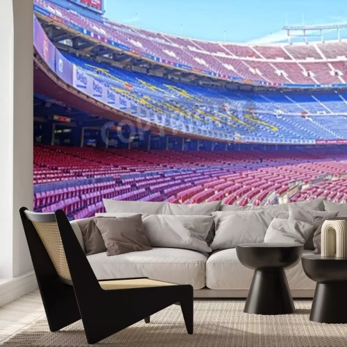 Fotobehang Zicht op Camp Nou