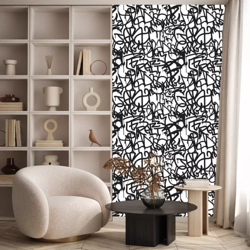 Behang Jeugd graffiti abstractie