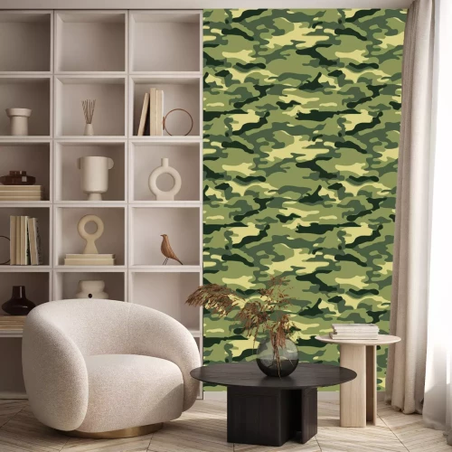 Behang Camo-camouflagepatroon