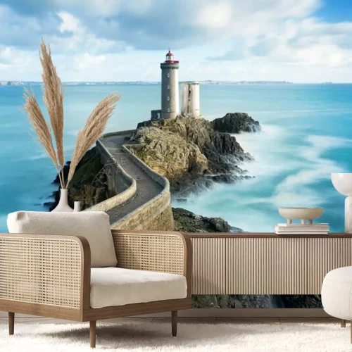 Fotobehang De weg naar de vuurtoren