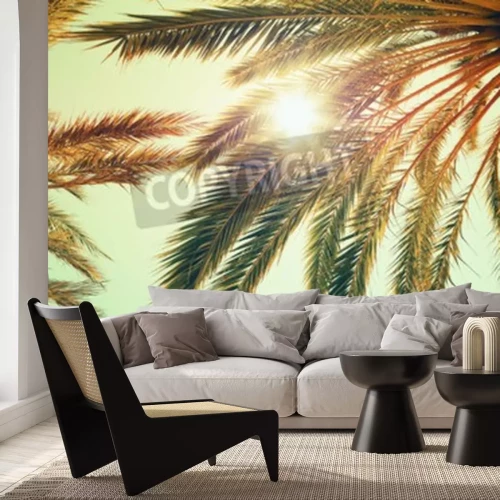 Fotobehang Tropische zon en lucht