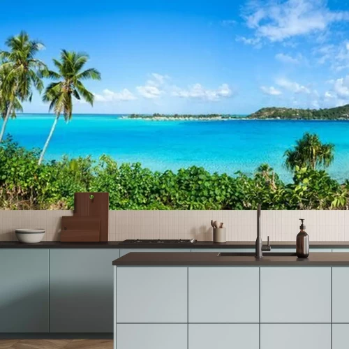 Fotobehang Tropisch panorama