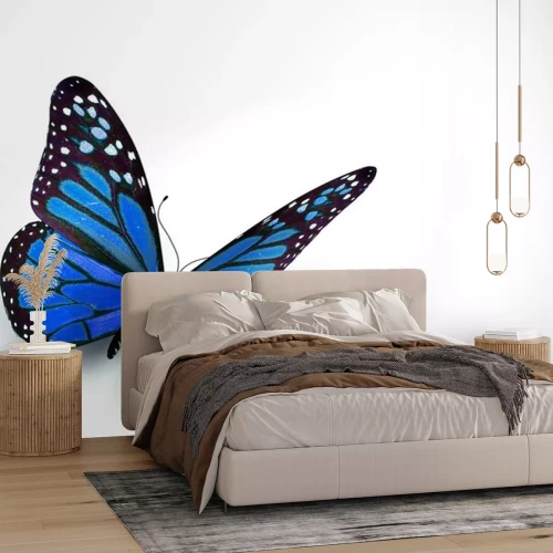 Sticker Vlinder met opgeheven vleugels