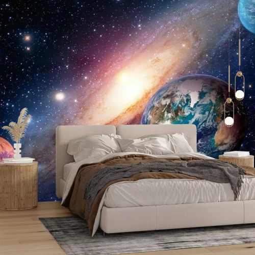 Fotobehang Planeten van het zonnestelsel in de ruimte