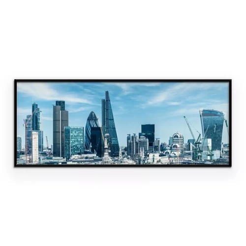 Poster Londen panorama met wolkenkrabbers