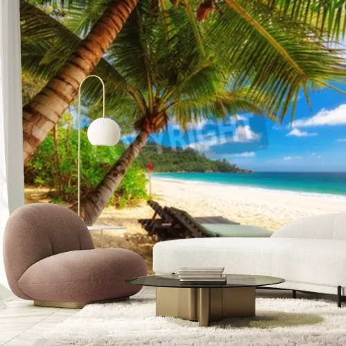 Fotobehang Tropen aan de zonnige kust