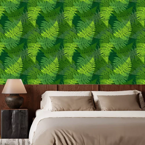 Behang Fern naadloos patroon