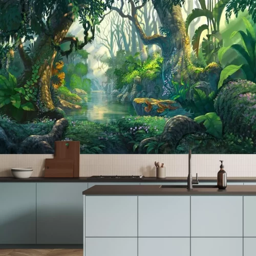 Fotobehang Wilde dieren in de jungle