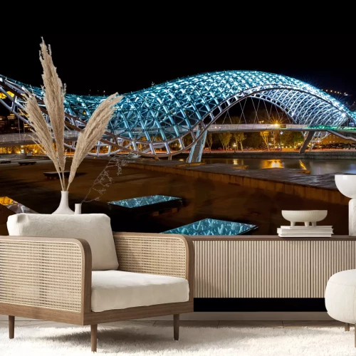 Fotobehang Ruimtelijke architectuur in geometrie