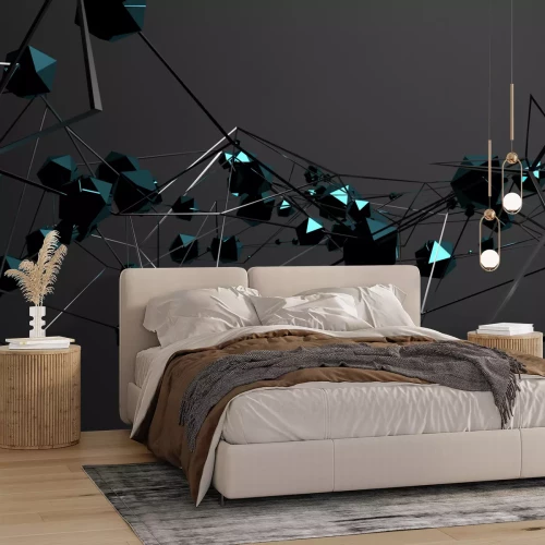 Fotobehang Dynamische ruimtelijke abstractie