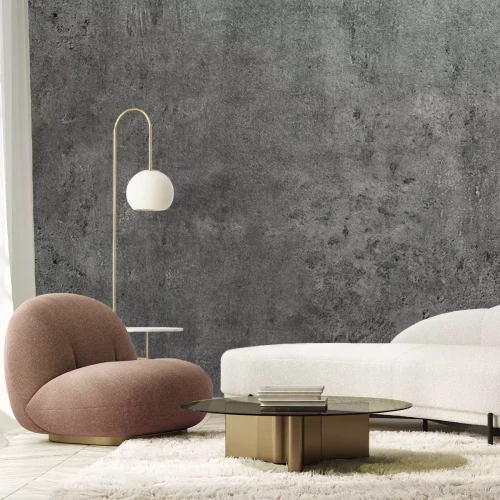 Fotobehang Steenstructuur in grijstinten