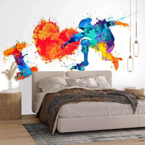 Sticker Ik hou van skateboarden. Vector