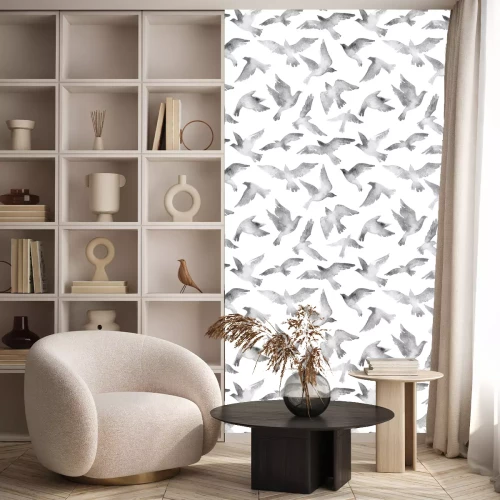 Behang Vogels in vlucht