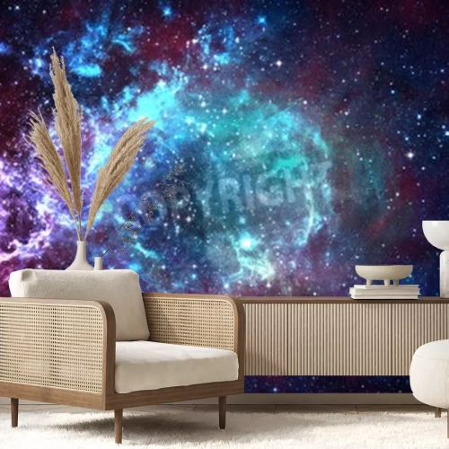 Fotobehang Kleurrijk melkwegstelsel