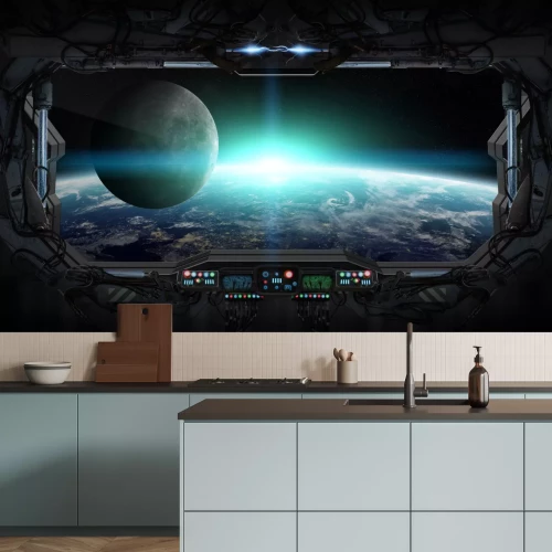 Fotobehang Uitzicht op de Aarde