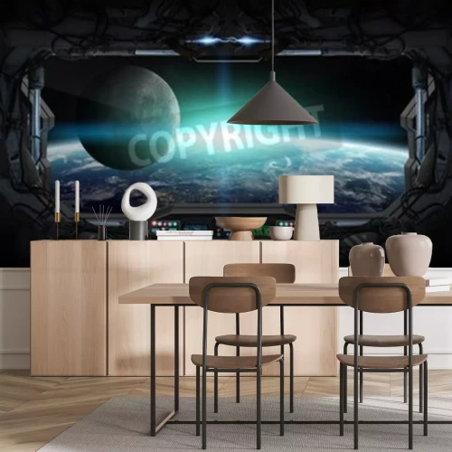 Fotobehang Uitzicht op de Aarde