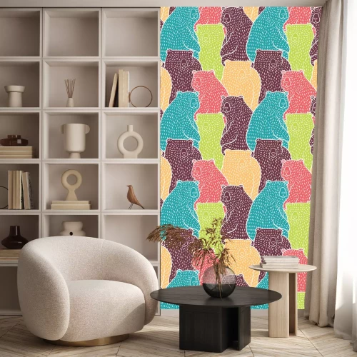 Behang Bears naadloos patroon