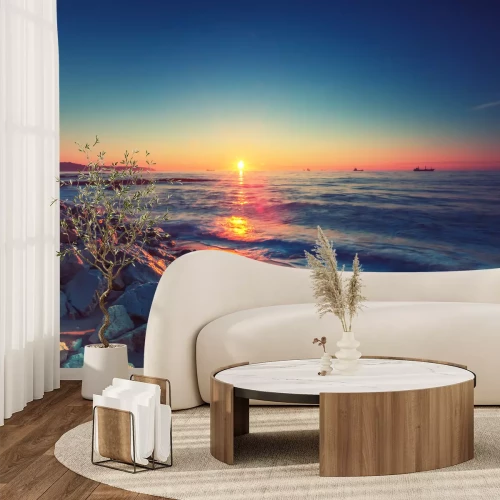 Fotobehang Lucht boven de oceaan