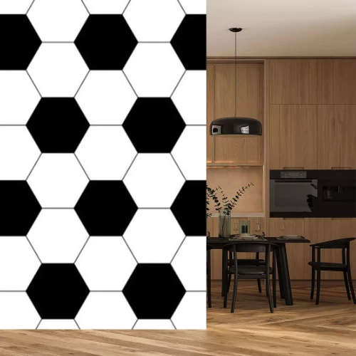 Fotobehang Voetbal textuurpatroon