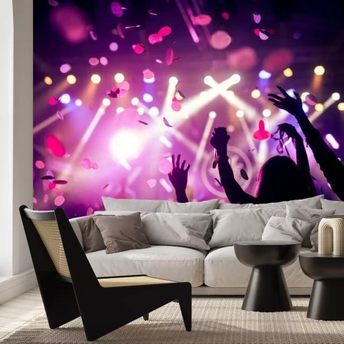 Fotobehang Publiek bij het concert