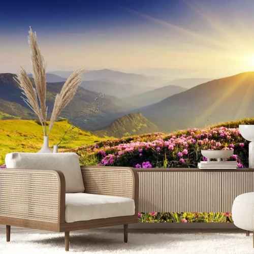 Fotobehang Berglandschap