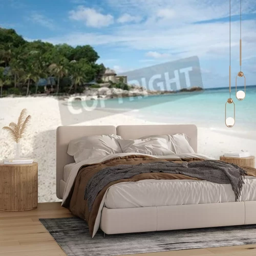 Fotobehang Tropisch strand en de oceaan