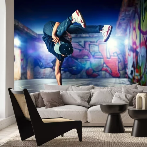 Fotobehang Hip-hop en danseres