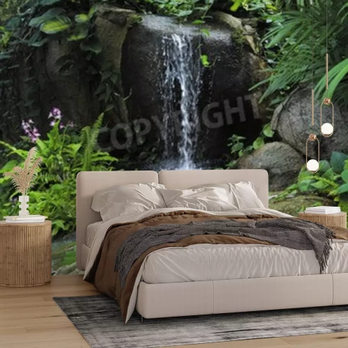 Fotobehang Beekje in de jungle