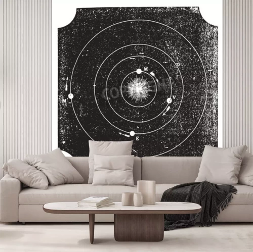 Fotobehang Vintage Zonnestelsel