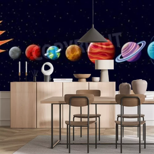 Fotobehang Planeten in het zonnestelsel
