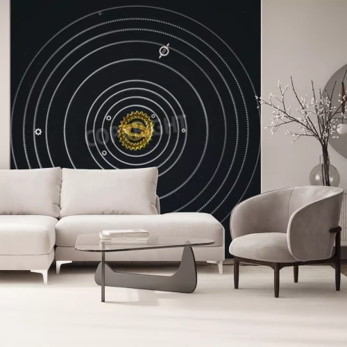 Fotobehang Banen van het zonnestelsel